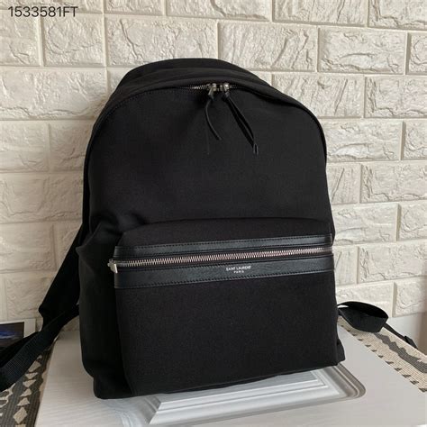 ysl mens canvas backpack|More.